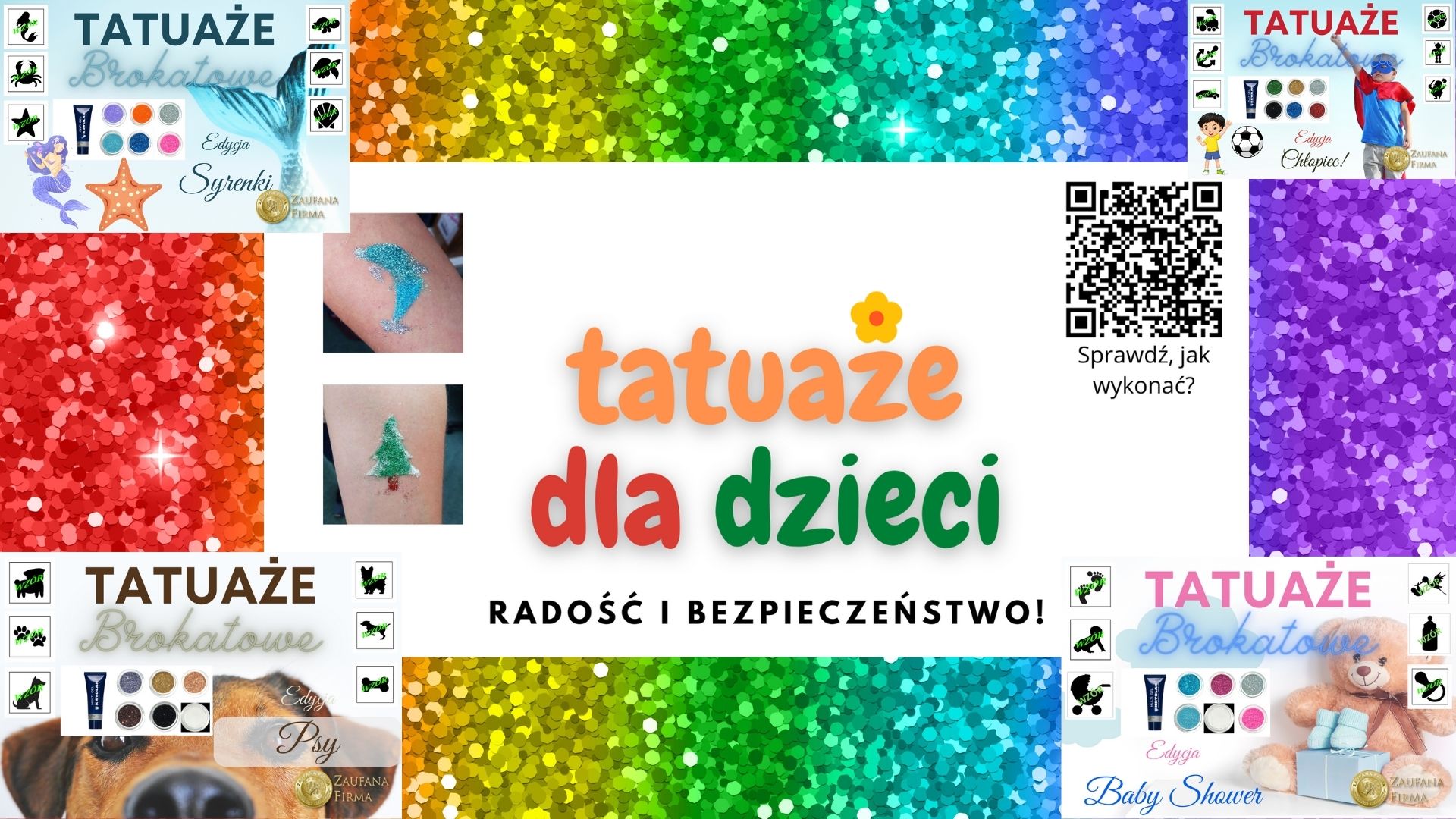 TatuazeDlaDzieci.pl – Twoje Centrum Tatuaży Brokatowych na Imprezy, Eventy i Zabawę