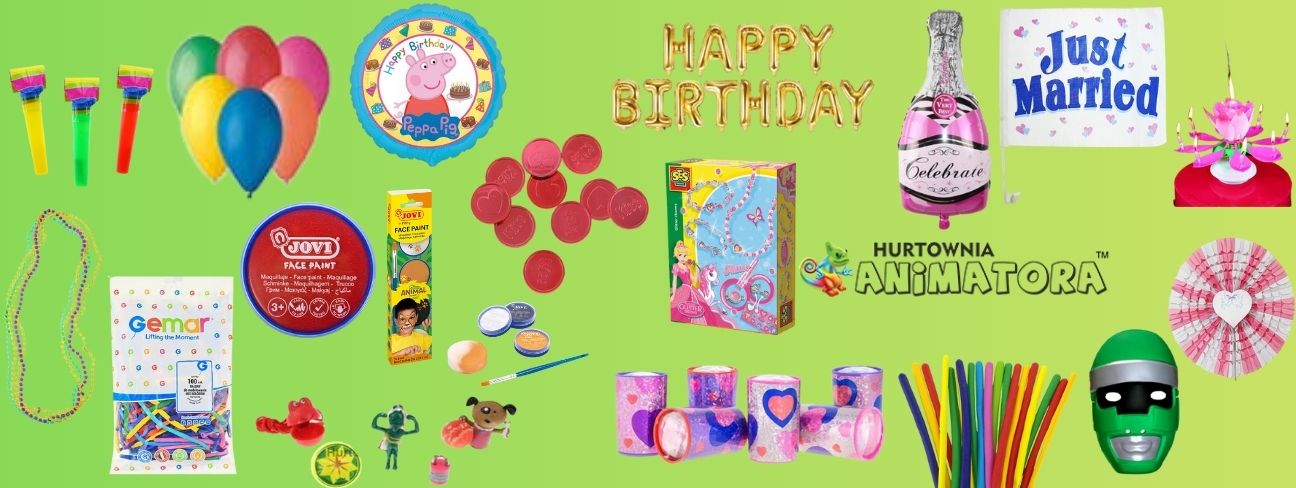Hurtownia Animatora – akcesoria i materiały dla animatorów