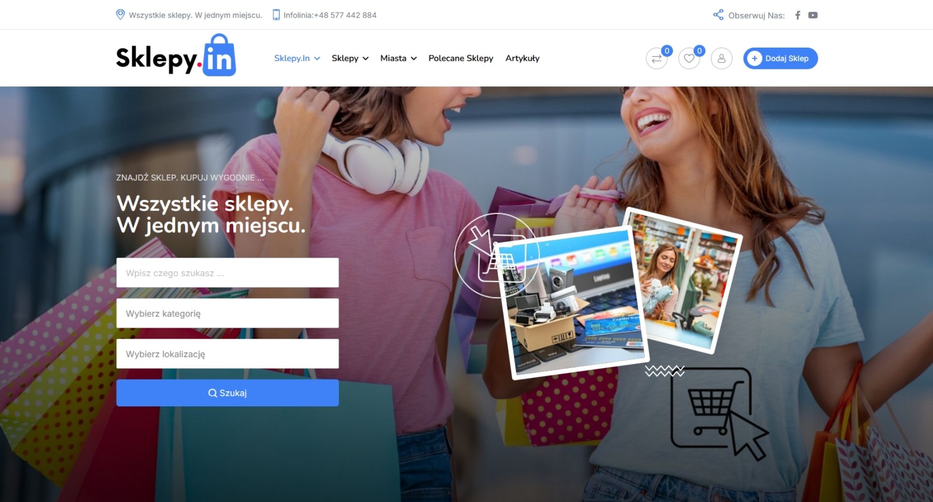 Sklepy.in – portal sklepów internetowych i stacjonarnych