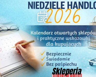 Niedziele handlowe 2026 – pełny kalendarz i zasady handlu w niedziele