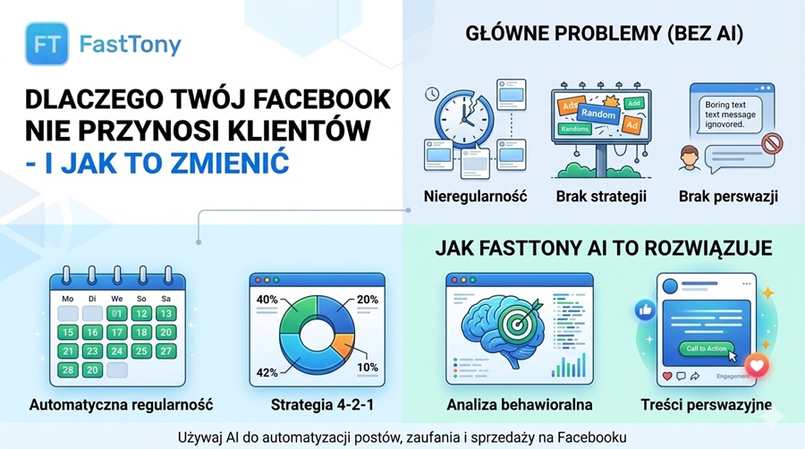 Dlaczego Twój Facebook nie przynosi klientów — i jak to zmienić